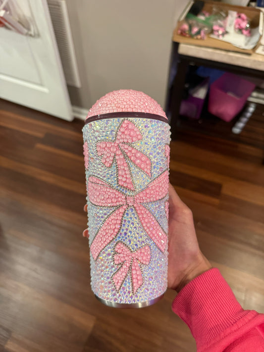 Bow Rhinestone Tumbler